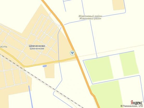 Схема рекламної площини за адресою трасса Одесса-Мелитополь-Новоазовск