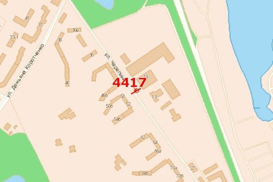 Схема рекламної площини за адресою Героїв Крут вул., 19