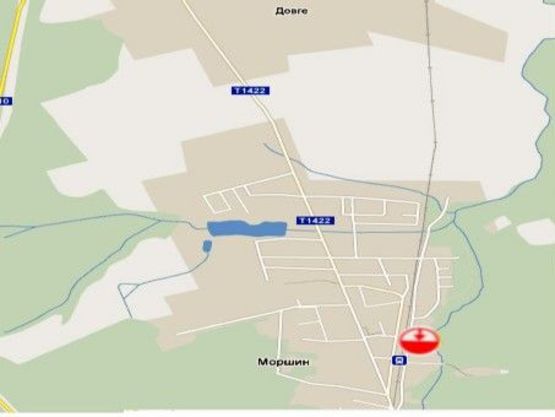 Схема рекламной плоскости по адресу вул.Вокзальна, біля вокзалу