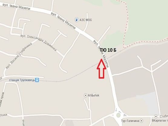 Схема рекламної площини за адресою вул. Мазепи