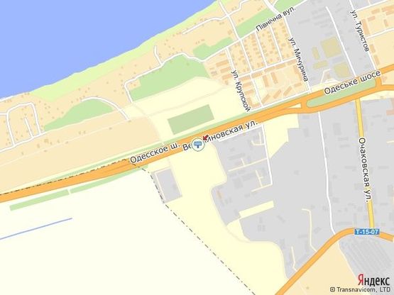 Схема рекламної площини за адресою Одесская трасса - выезд