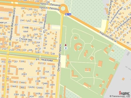 Схема рекламной плоскости по адресу просп. Богоявленский (район Зоопарка)