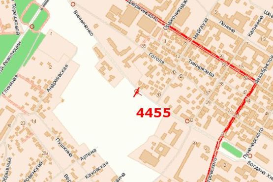 Схема рекламной плоскости по адресу Винниченка просп., 7