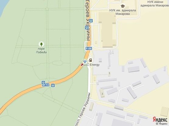 Схема рекламной плоскости по адресу ПГУ - Темвод, выезд