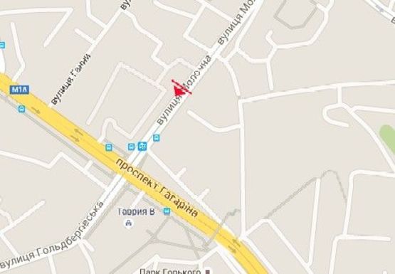 Схема рекламної площини за адресою Молочная ул., 38