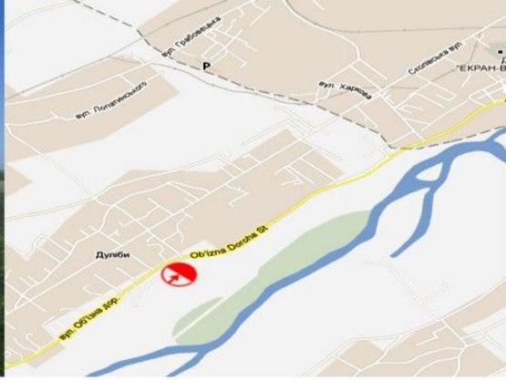 Схема рекламной плоскости по адресу траса Київ-Чоп, м. Стрий (Дуліби) АЗС