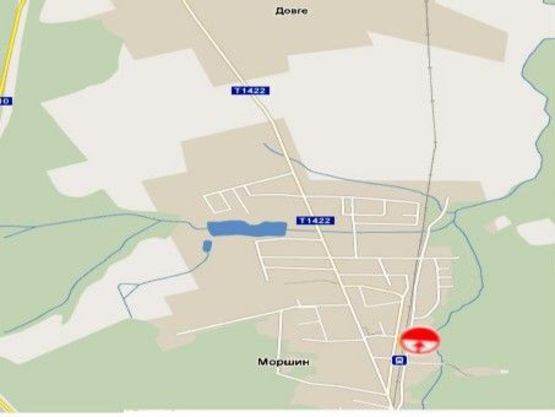 Схема рекламной плоскости по адресу вул.Вокзальна, біля вокзалу