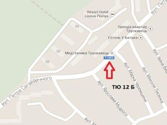 Схема рекламної площини за адресою вул. Сагайдачного, Вишенька