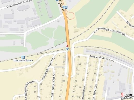 Схема рекламной плоскости по адресу просп. Богоявленский (разделитель)