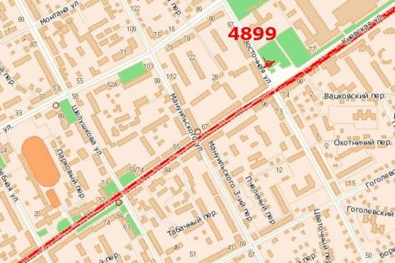 Схема рекламной плоскости по адресу Згоди майдан, 5