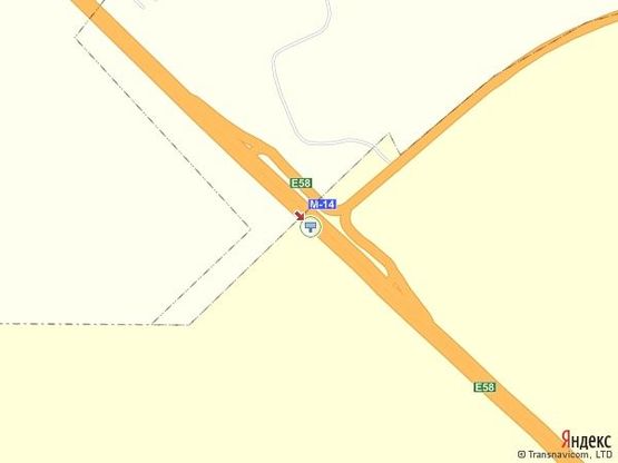 Схема рекламної площини за адресою Киевская трасса