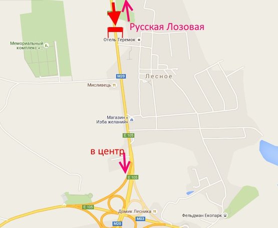 Схема рекламной плоскости по адресу Арка-Белгородское шоссе-пос. Лесное-в центр