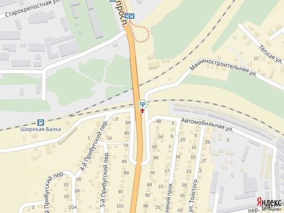 Схема рекламной плоскости по адресу просп. Богоявлениский - Широкобальский мост