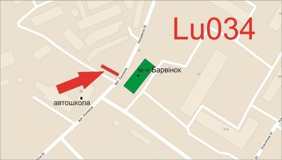 Схема рекламной плоскости по адресу Конякіна_супермаркет АТБ, Автостанція №1