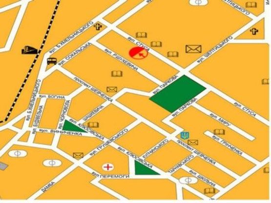 Схема рекламної площини за адресою вул. Стуса_навпр Барвінку