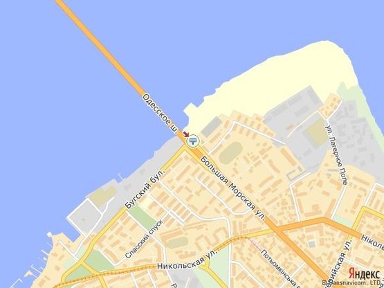 Схема рекламной плоскости по адресу ул. Б. Морская - Варваровский мост - въезд в город