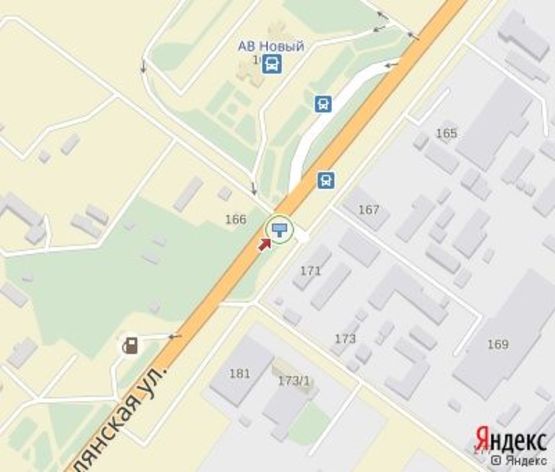 Схема рекламной плоскости по адресу Смелянское шоссе, (перед автовокзалом)