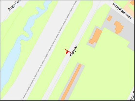 Схема рекламной плоскости по адресу Амурский мост - Мануйловский пр., съезд с моста