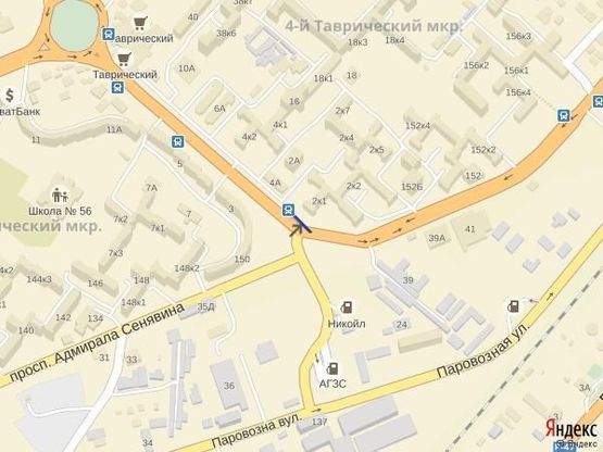 Схема рекламной плоскости по адресу Ул. Сенявина/49 Гв. Дивизии