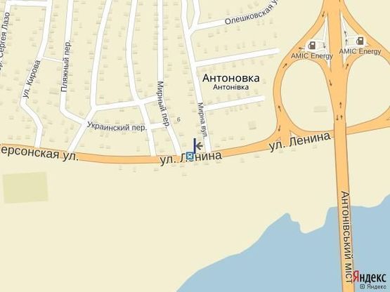 Схема рекламной плоскости по адресу Киндийское шоссе - пер. Мирный