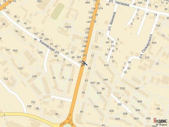 Схема рекламной плоскости по адресу вул. Червоноармійська, 57