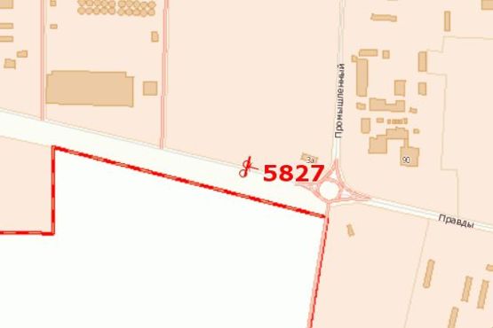 Схема рекламной плоскости по адресу Мурманська вул., 12