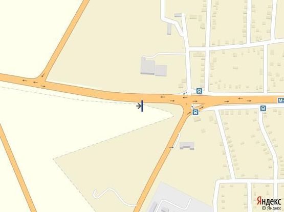 Схема рекламной плоскости по адресу Николаевское шоссе (выезд в Херсон)с. Чернобаевка