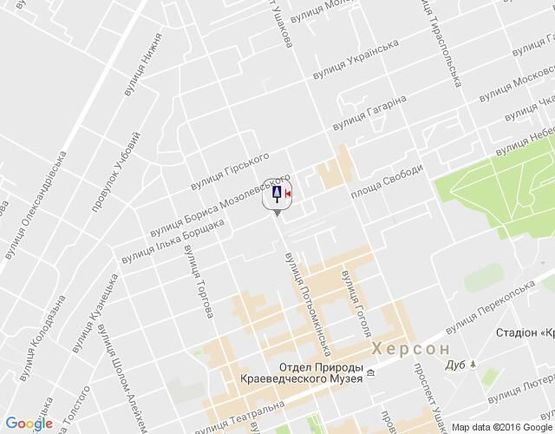 Схема рекламной плоскости по адресу ул.Карла Маркса (р-н Ц.Рынка)