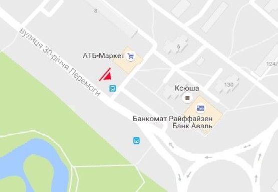 Схема рекламной плоскости по адресу 30-летия Победы ул., 6