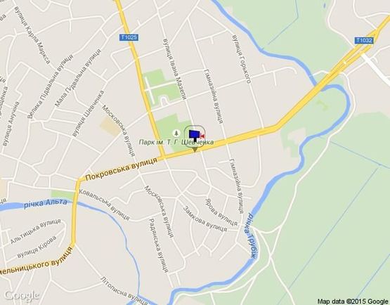 Схема рекламной плоскости по адресу просп. Червоноармійців та вул. Івана Мазепи