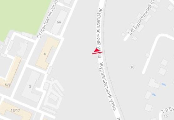 Схема рекламной плоскости по адресу Журавлевский спуск