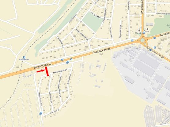 Схема рекламної площини за адресою Въезд в город со стороны Львова,Тернополя (ближний)