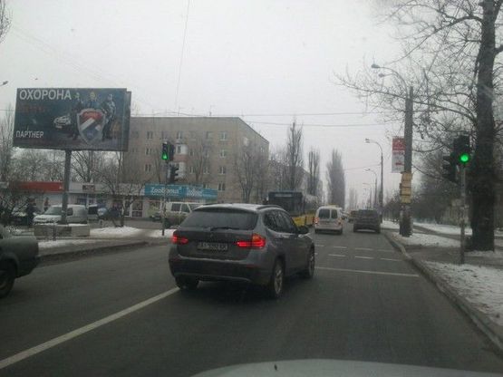 Схема рекламної площини за адресою Жил.массив Бортничи,ул.Ленина 23