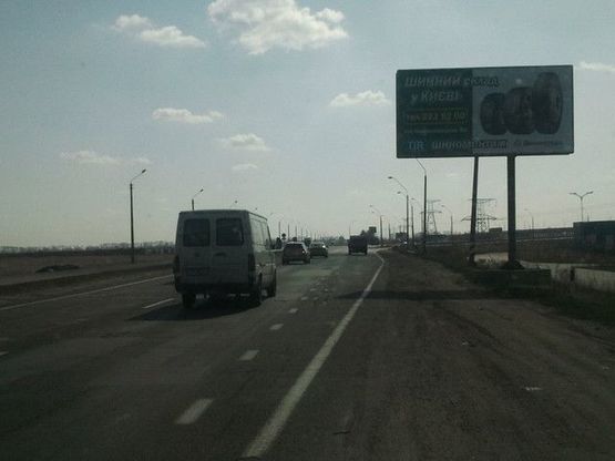 Схема рекламної площини за адресою Бровары - окружная