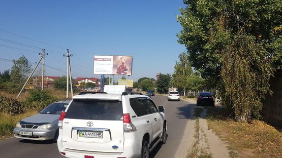 Схема рекламної площини за адресою Золоче-Осокорки-Киев