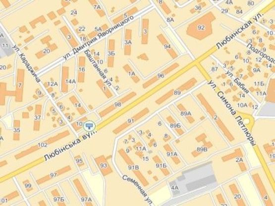 Схема рекламной плоскости по адресу вул.Любінська 100, підземний перехід