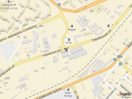 Схема рекламной плоскости по адресу Угол ул.Паровозная и ул.49Гв.Дивизии