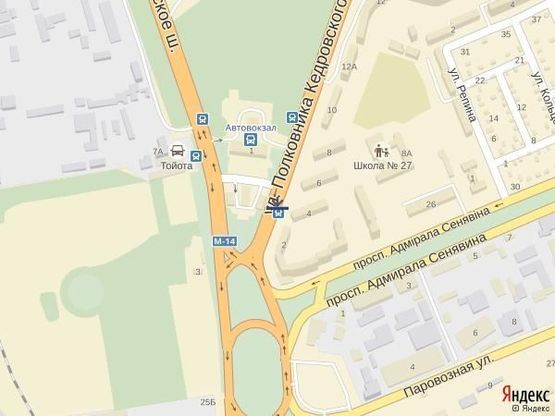 Схема рекламной плоскости по адресу ул.Буденого (р-н автовокзала)