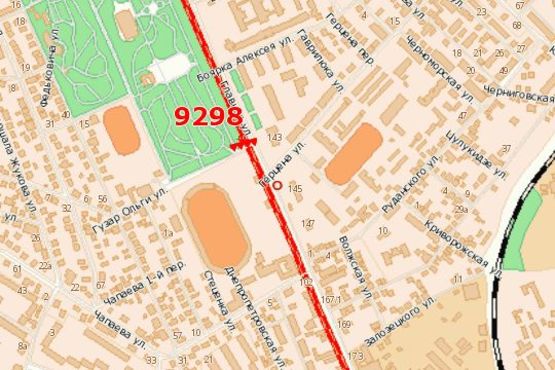 Схема рекламної площини за адресою Головна вул., (зуп. Готель "Буковина")