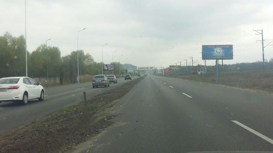 Схема рекламной плоскости по адресу Н-01 Новообуховская трасса 22 км 400 м