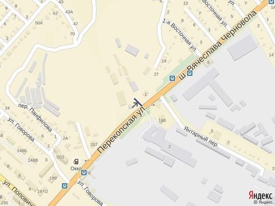 Схема рекламной плоскости по адресу Киндийское шоссе (р-он Винзавода)