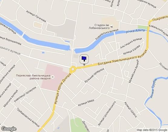 Схема рекламной плоскости по адресу вул. Богдана Хмельницького (привокзальная площадь)