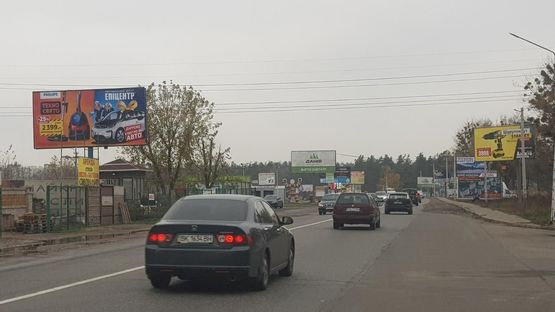 Схема рекламної площини за адресою Р-04 Киев-Бышев-Фастов 2 км 200 м