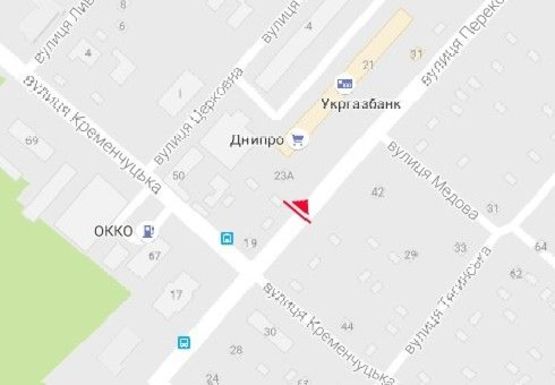 Схема рекламной плоскости по адресу Перекопская ул., 31