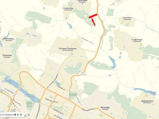 Схема рекламної площини за адресою Выезд из города со стороны Житомира, Староконстантинова (Стуфченцы)