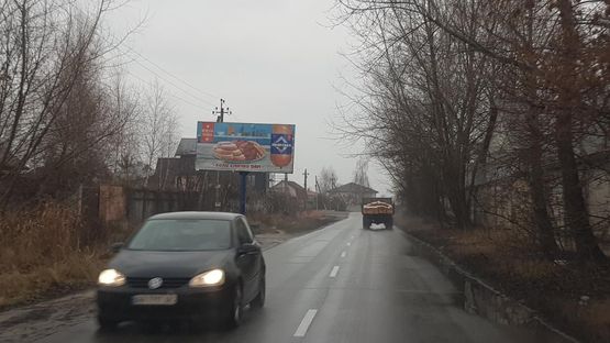 Схема рекламной плоскости по адресу Киев-Осокорки-Золоче