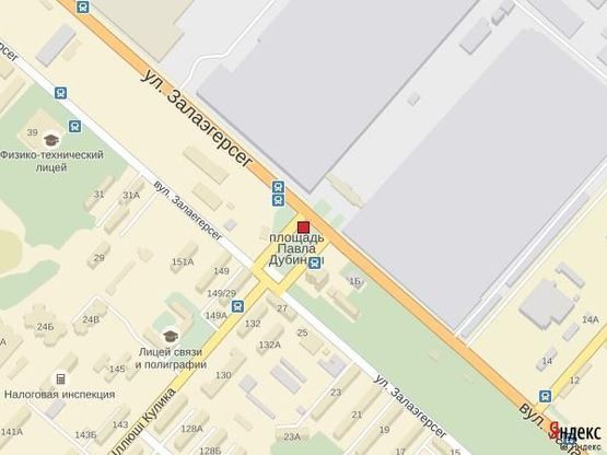 Схема рекламної площини за адресою Пл. Дубинды