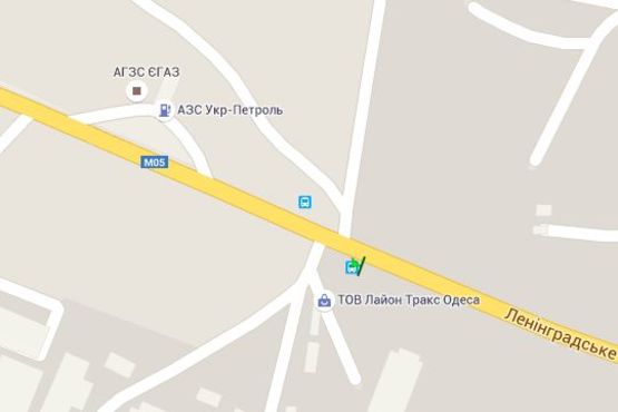 Схема рекламної площини за адресою Ленінградське шосе (Київське шосе), 8