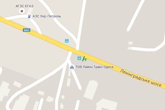 Схема рекламної площини за адресою Ленінградське шосе (Київське шосе), 8