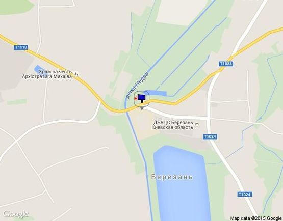 Схема рекламной плоскости по адресу на розі вулиць Фрунзе та Гагаріна (Центр).